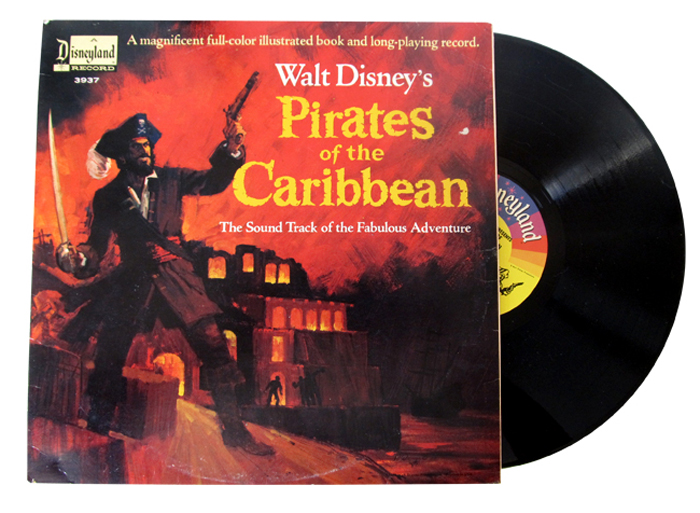 Pirates of the Caribbean LP Record Album Cover Poster Print 